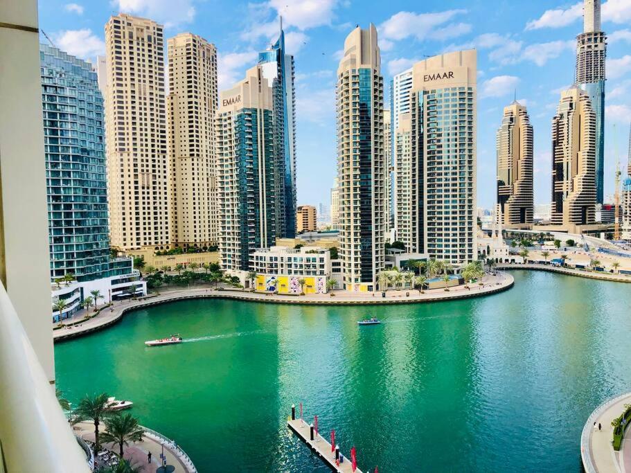 Panoramic Sea Views Studio Apartment - Marina Dubai Buitenkant foto
