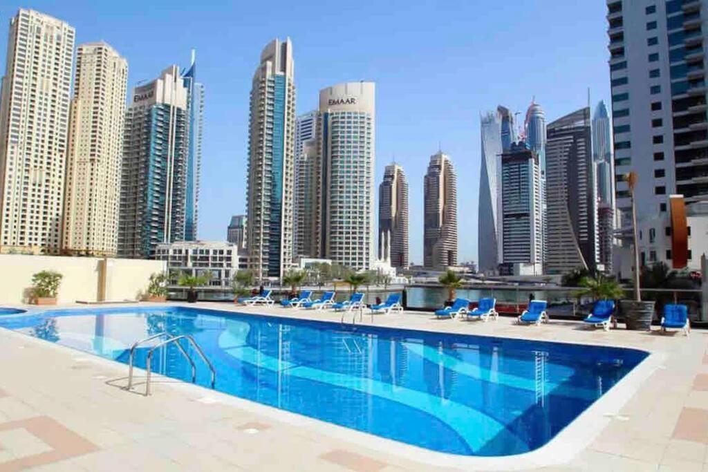 Panoramic Sea Views Studio Apartment - Marina Dubai Buitenkant foto